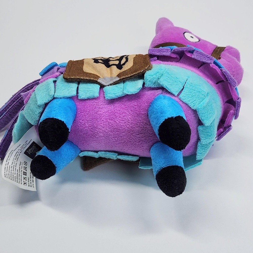 Russ Fortnite Loot Llama Plush Small Stuffed Toy Purple Blue Jazwares 2018 Cute - Picture 9 of 11